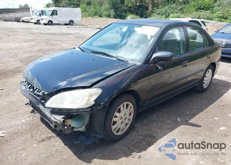 2004 Honda Civic Lx z USA, uszkodzony, nr VIN 2HGES16504H614414